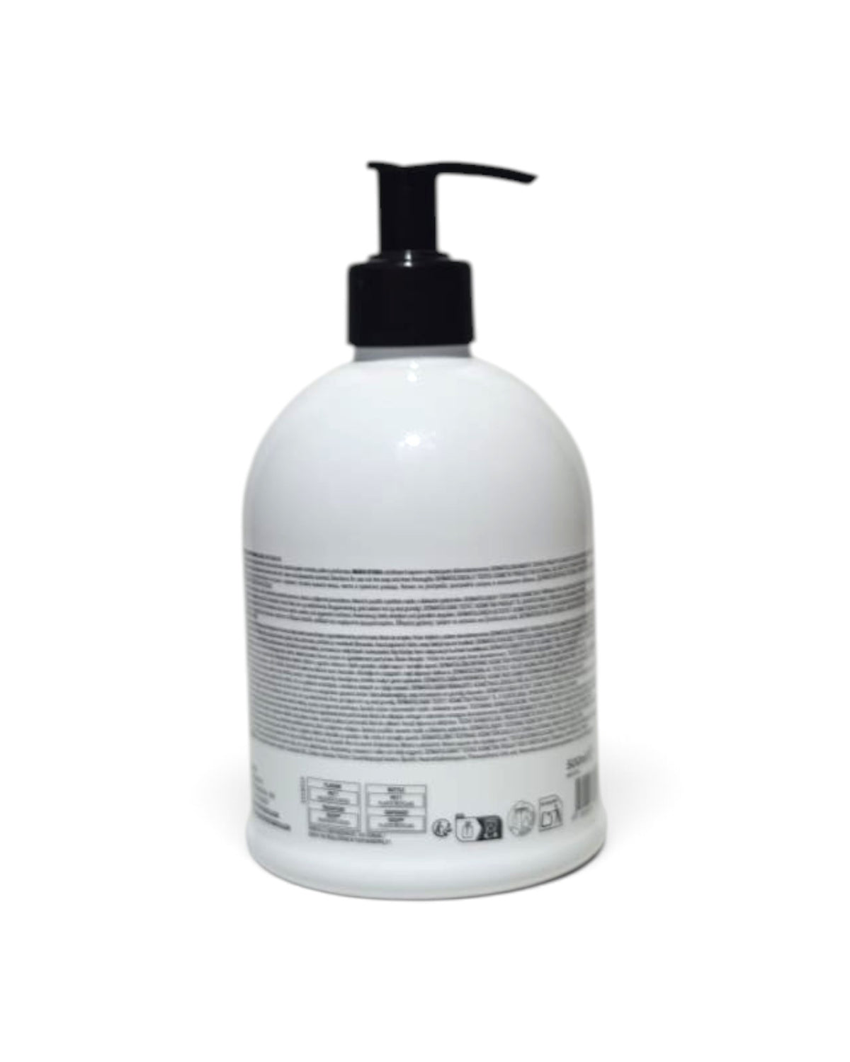Elvique - scent couture Luce handzeep in een witte 500ml fles met zwarte pompdispenser en gedetailleerd etiket
